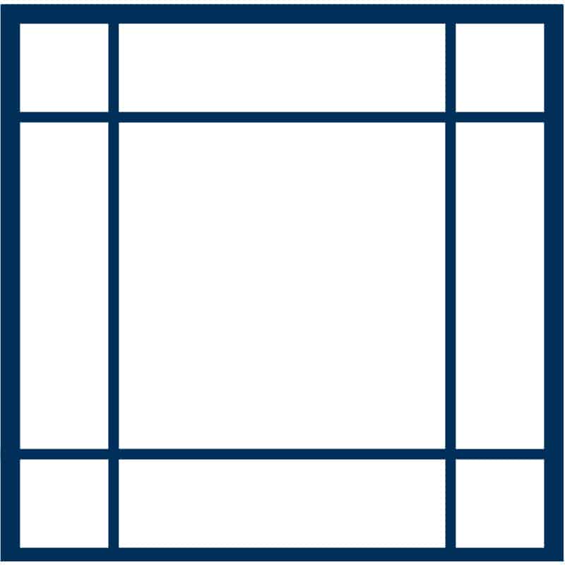 Prairie Window Grille