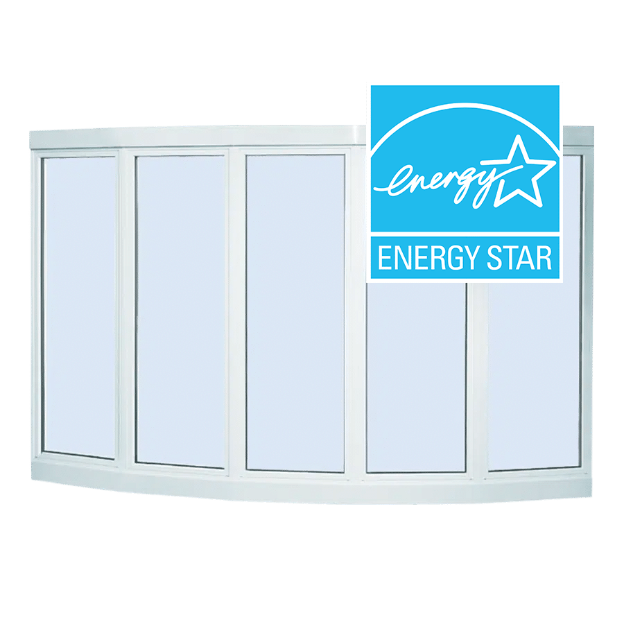 Isolated Bow Window Energy Star